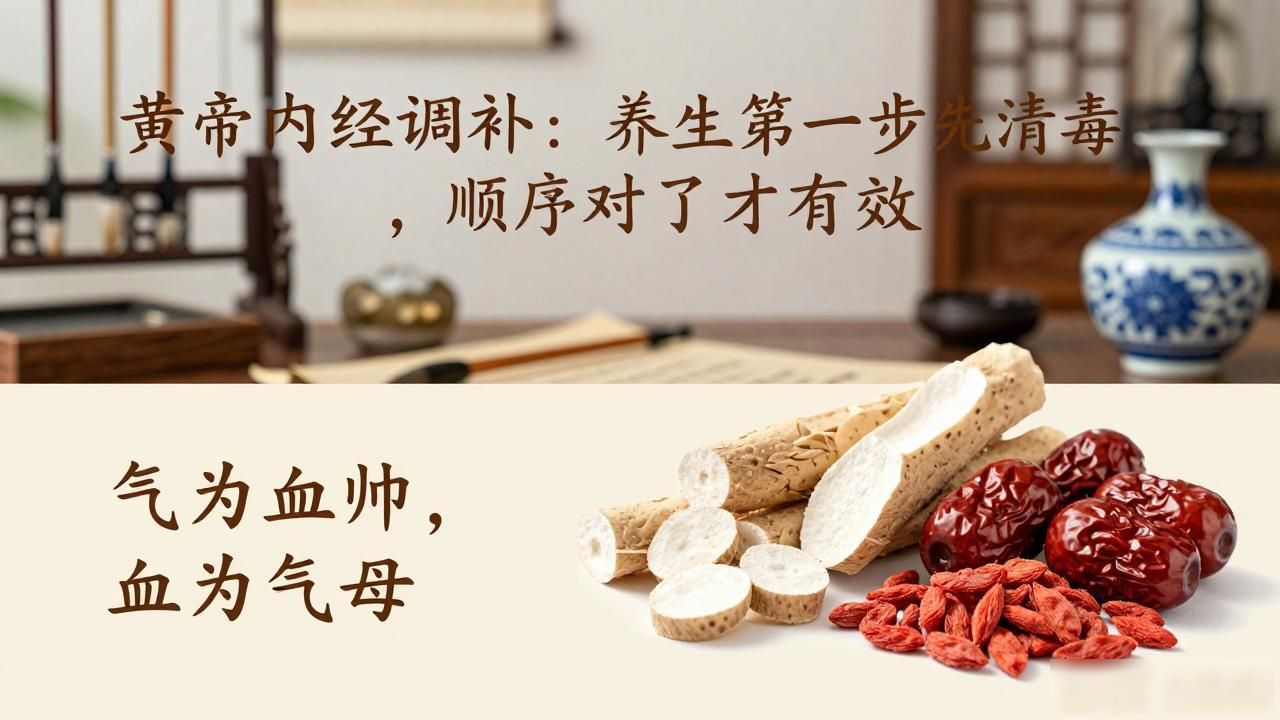 黄帝内经清调补:养生第一步先清毒,顺序对了才有效