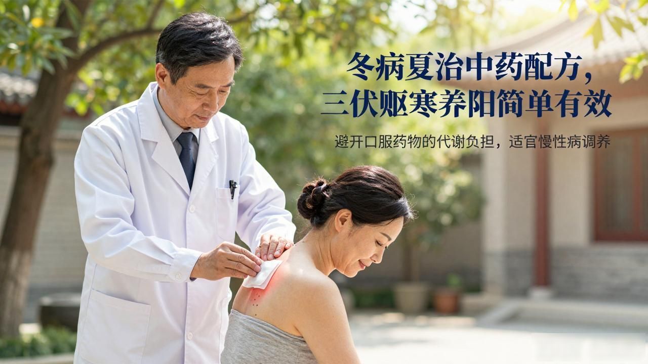 冬病夏治中药配方，三伏贴驱寒养阳简单有效