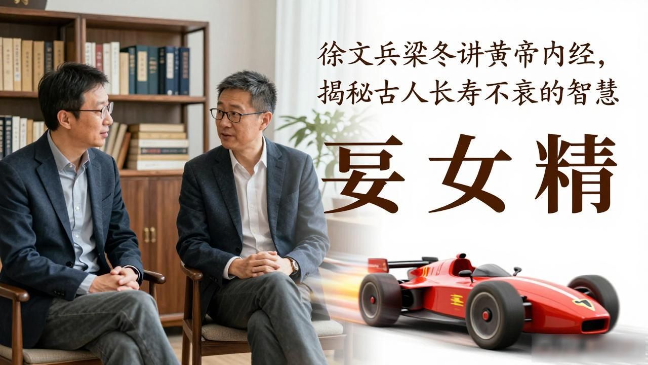 徐文兵梁冬讲黄帝内经，揭秘古人长寿不衰的智慧