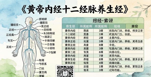 黄帝内经十二经脉养生经：图解穴位与经络循行