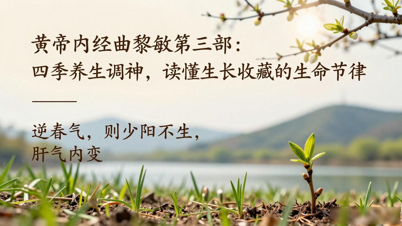 黄帝内经曲黎敏第三部:四季养生调神,读懂生长收藏的生命节律