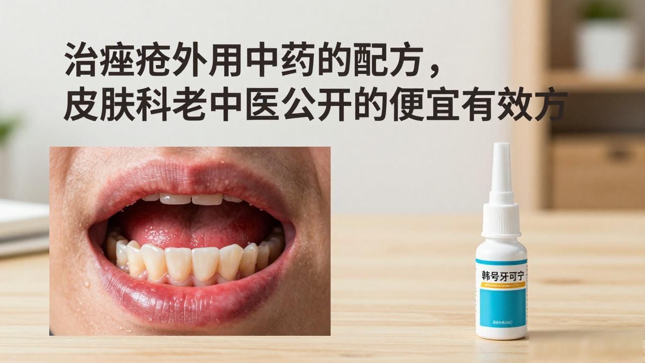 治痤疮外用中药配方,皮肤科老中医公开的便宜有效方