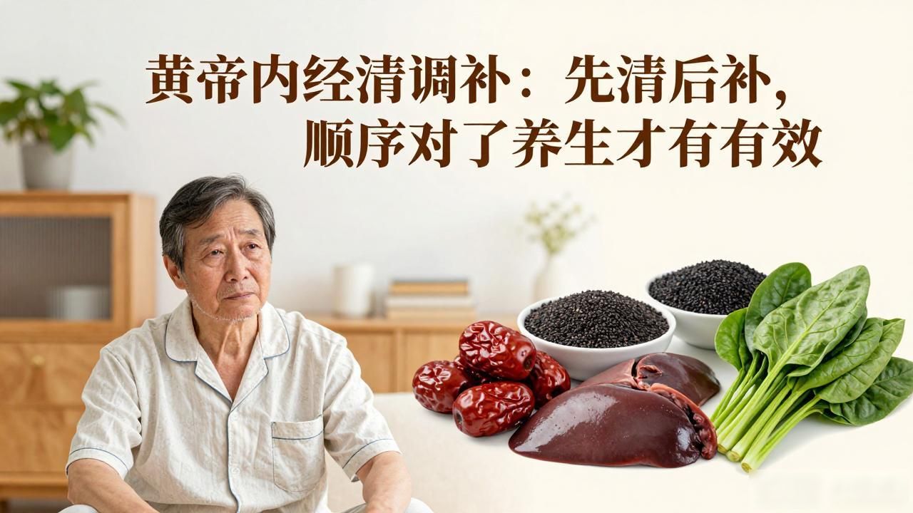 黄帝内经清调补:先清后补,顺序对了养生才有效