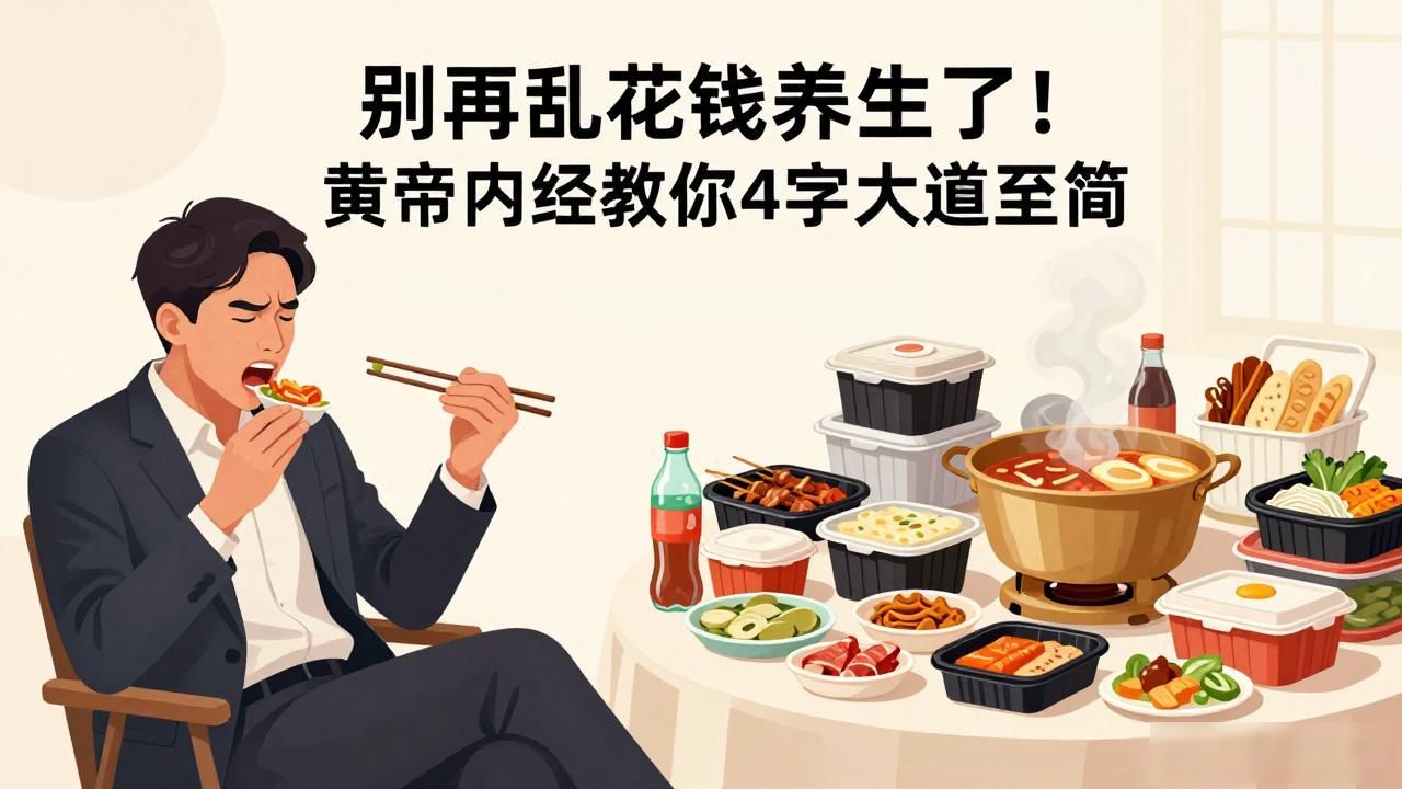 别再乱花钱养生了！黄帝内经教你4字大道至简