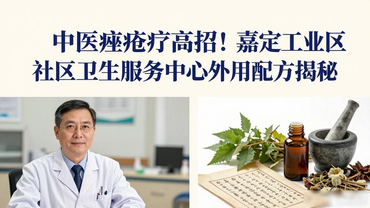 中医痤疮治疗高招!嘉定工业区社区卫生服务中心外用配方揭秘