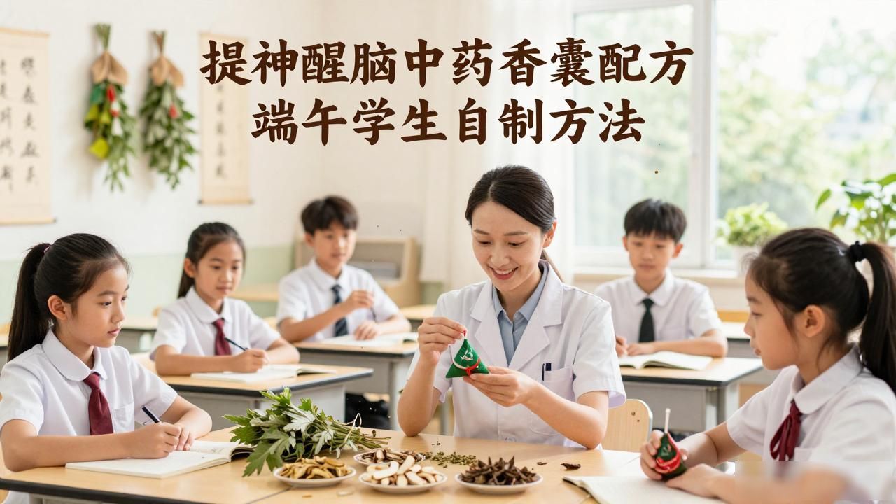 提神醒脑中药香囊配方 端午学生自制方法