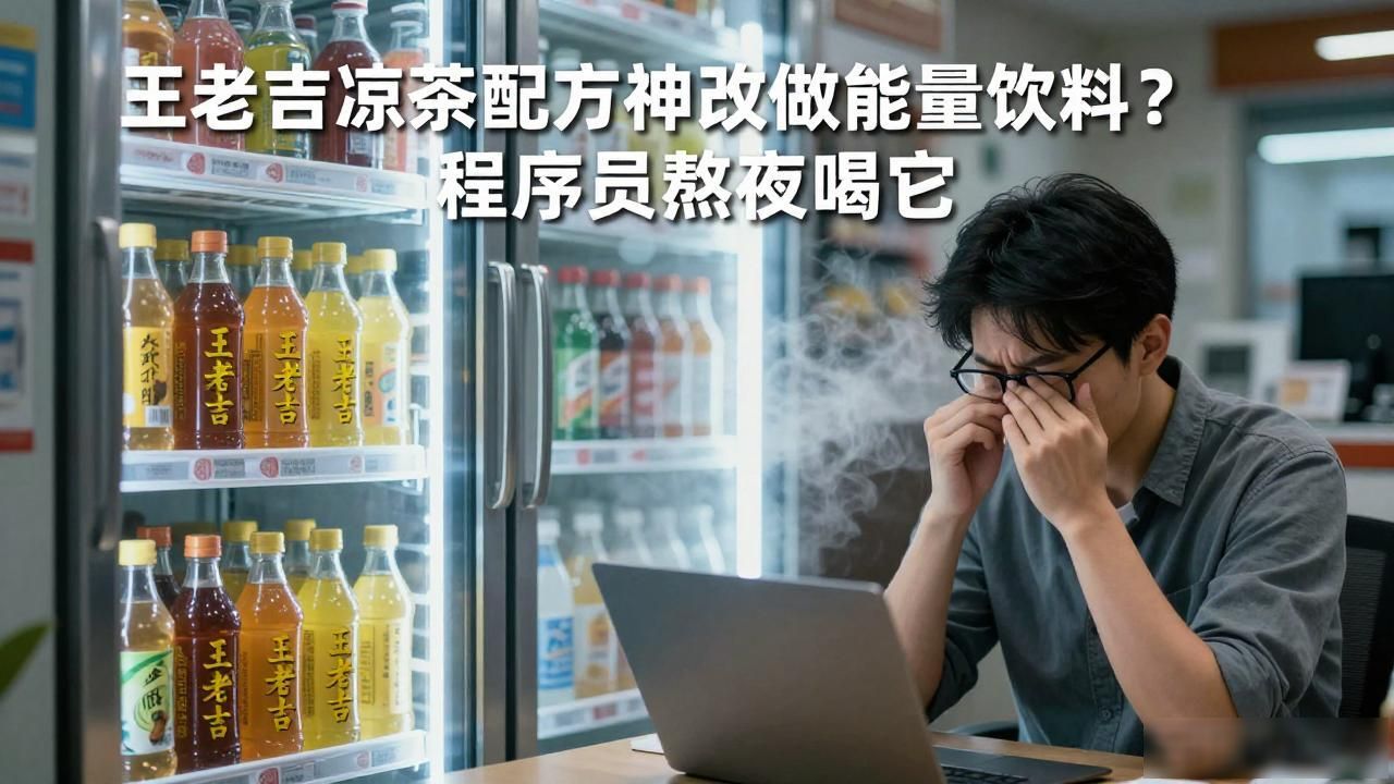 王老吉凉茶配方神改做能量饮料?程序员熬夜喝它