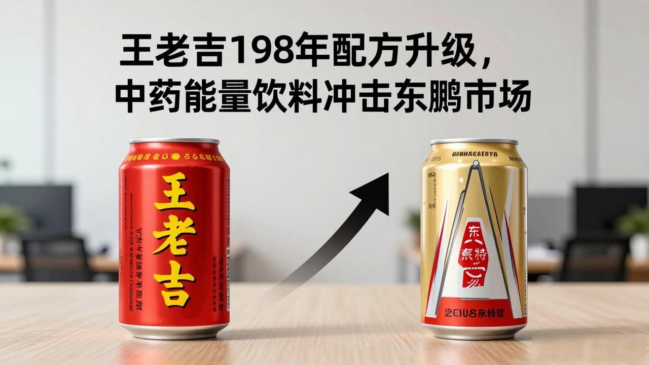 王老吉198年配方升级,中药能量饮料冲击东鹏市场