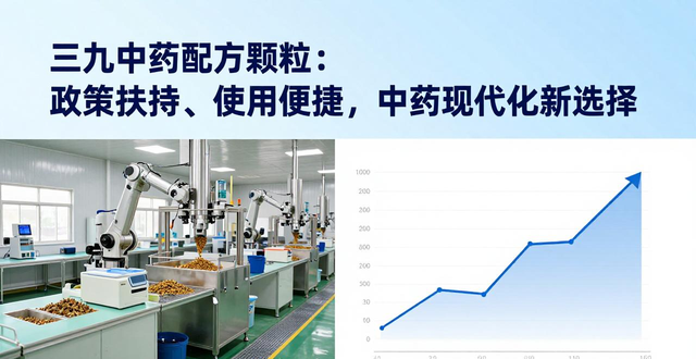 三九中药配方颗粒:政策扶持、使用便捷,中药现代化新选择