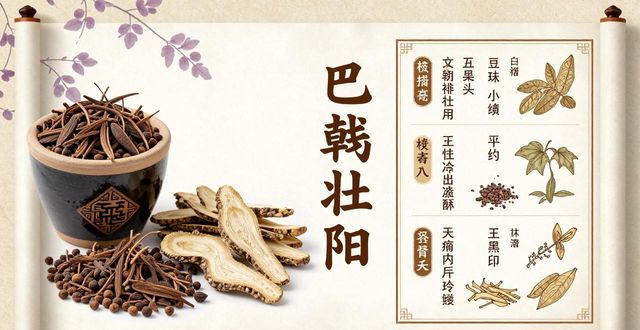菟丝子配巴戟天,补肾壮阳的中药配方