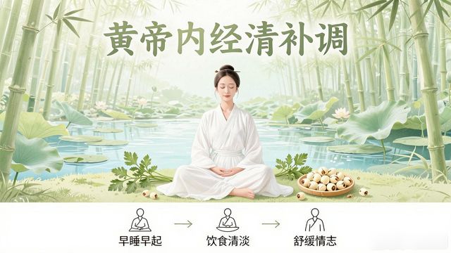 黄帝内经清补调:夏季暑湿伤身?三招助你安然度夏