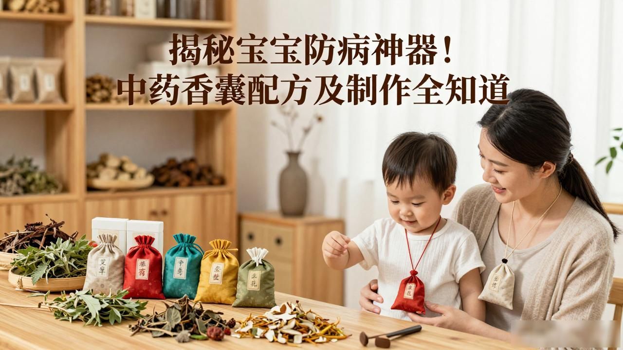 揭秘宝宝防病神器!中药香囊配方及制作全知道