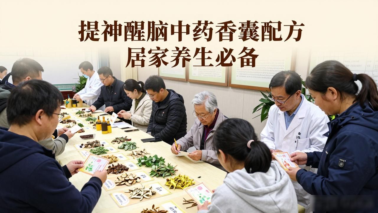 提神醒脑中药香囊配方 居家养生必备