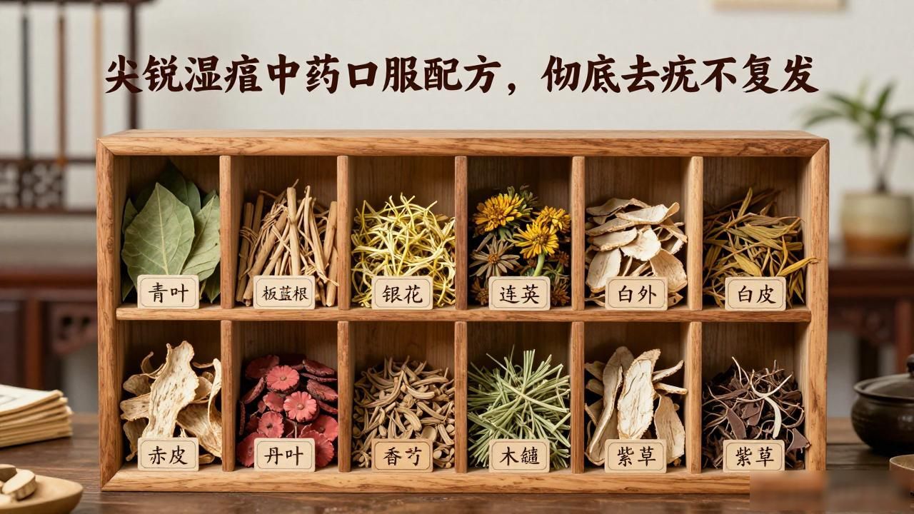 尖锐湿疣中药口服配方,彻底去疣不复发