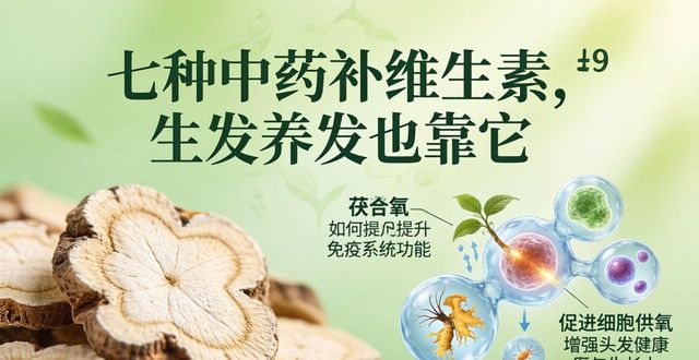 七种中药补维生素,生发养发也靠它