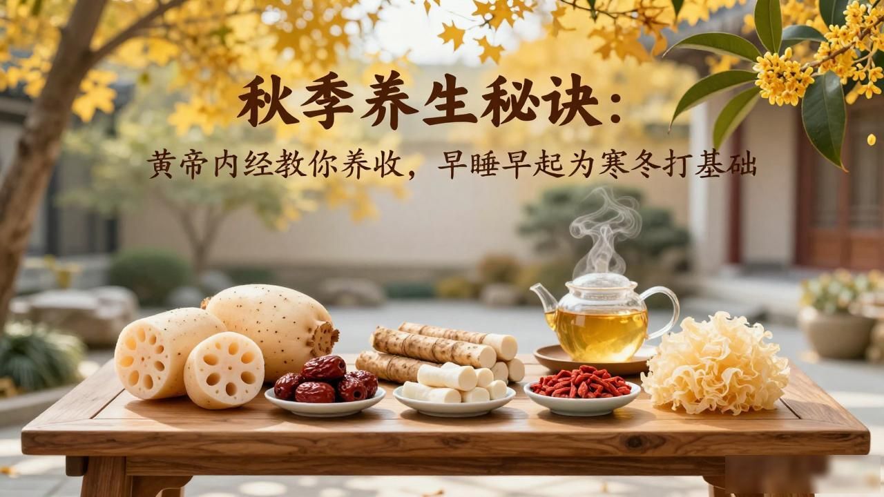 秋季养生秘诀:黄帝内经教你养收,早睡早起为寒冬打基础