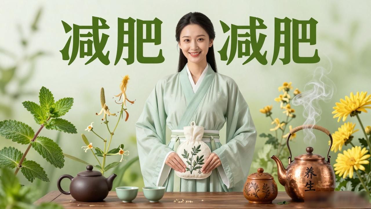 女士快速减肥秘诀：中药肚兜配方，轻松瘦全身