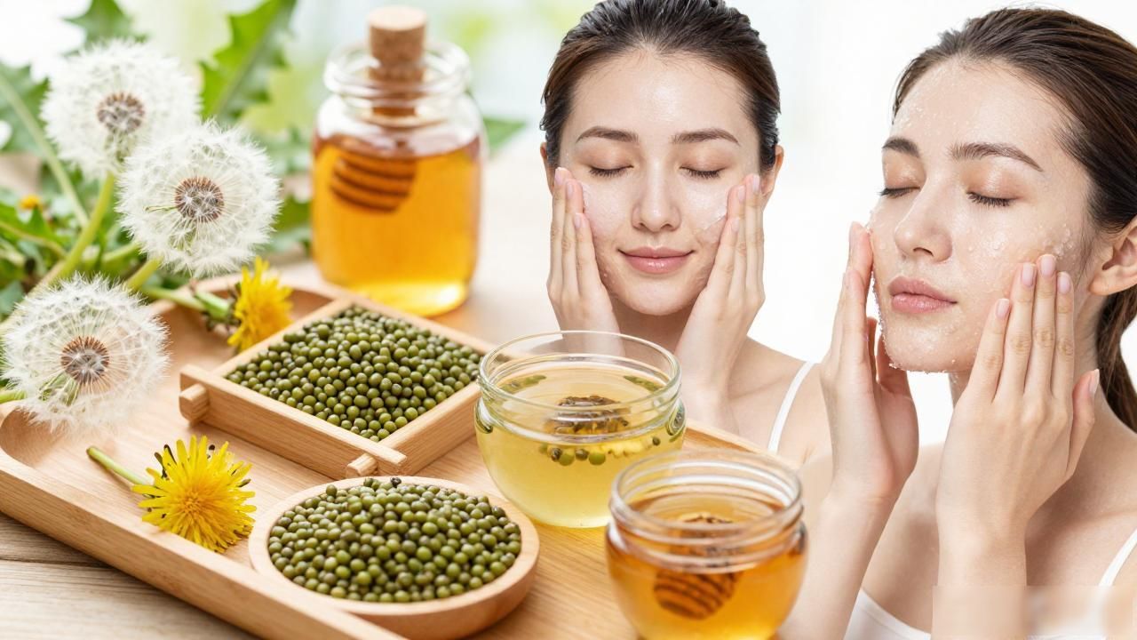 中药自制祛痘面膜配方,去痘印去粗糙显年轻
