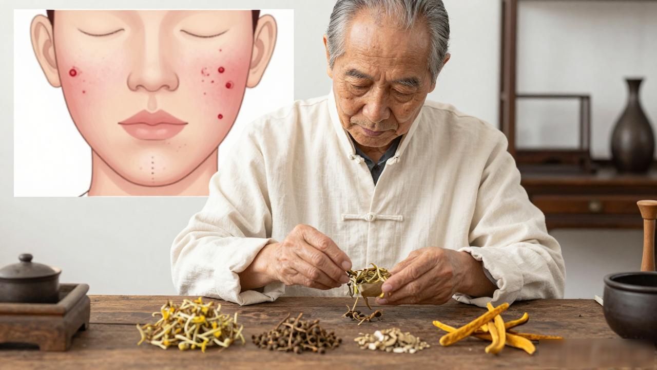 老中医祛痘偏方,中药自制面膜配方