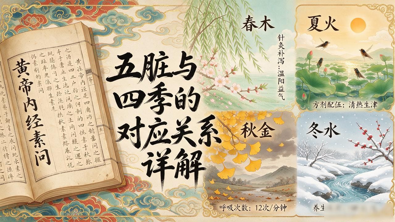 黄帝内经素问:五脏与四季的对应关系详解