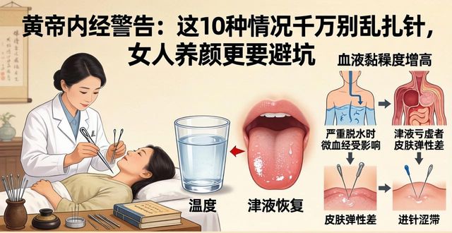 黄帝内经警告：这10种情况千万别乱扎针，女人养颜更要避坑