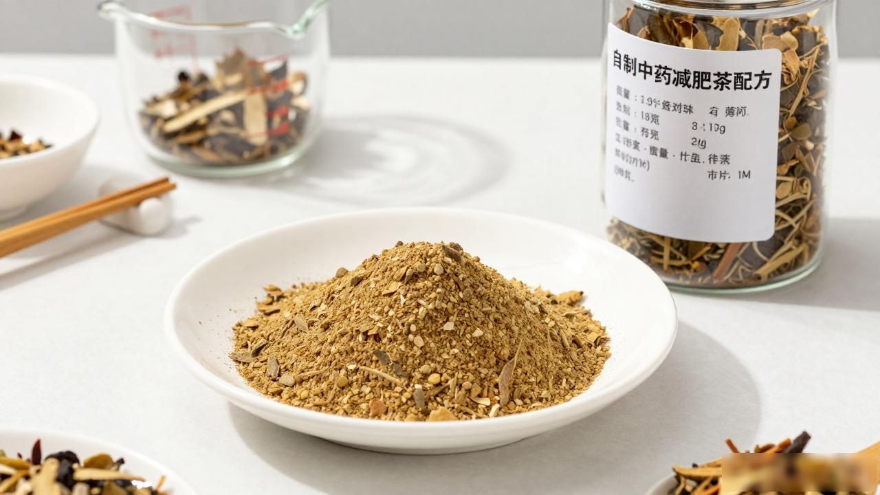 自制中药减肥茶配方大公开！照着做月瘦15斤不是梦