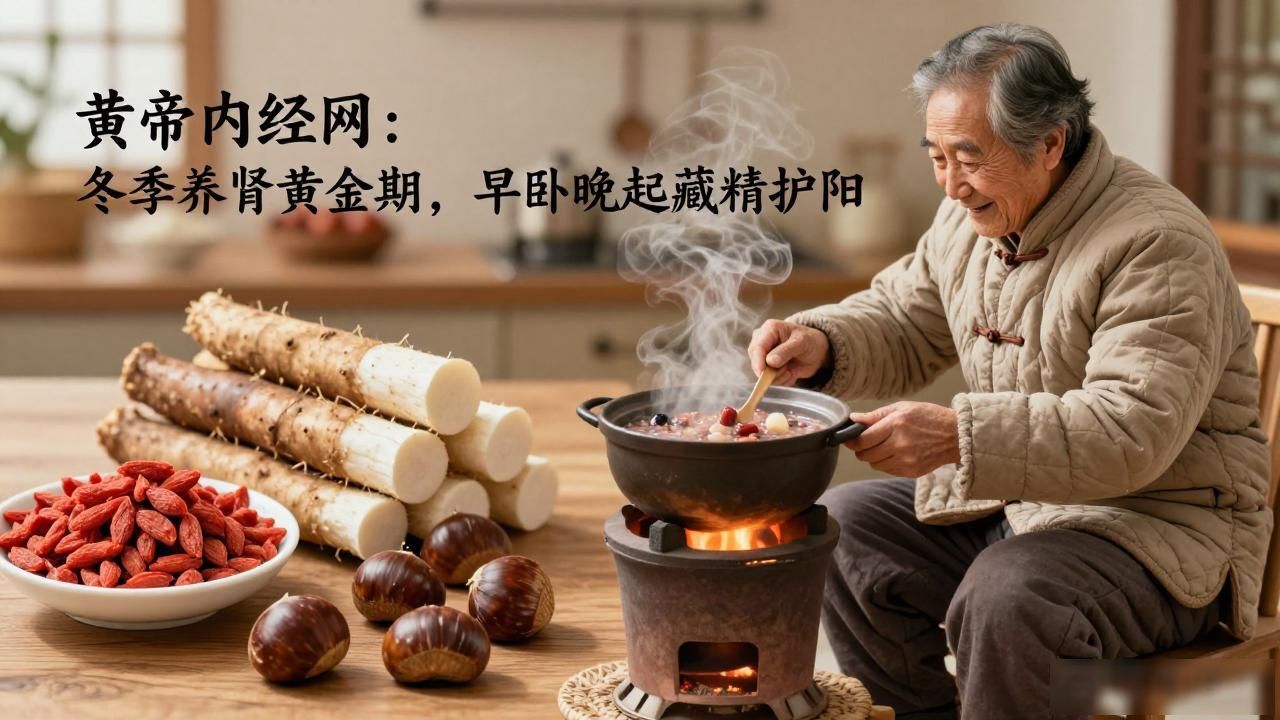 黄帝内经网:冬季养肾黄金期,早卧晚起藏精护阳