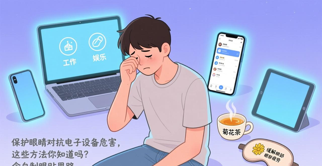 保护眼睛对抗电子设备危害,这些方法你知道吗?含自制眼贴思路