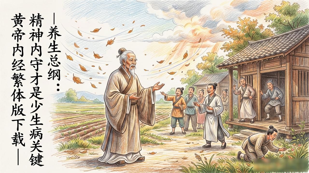 黄帝内经繁体版下载|养生总纲:精神内守才是少生病关键