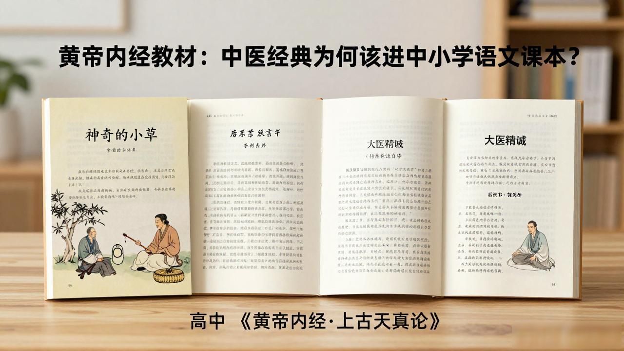 黄帝内经教材:中医经典为何该进中小学语文课本?