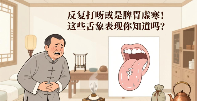 反复打嗝或是脾胃虚寒!这些舌象表现你知道吗?