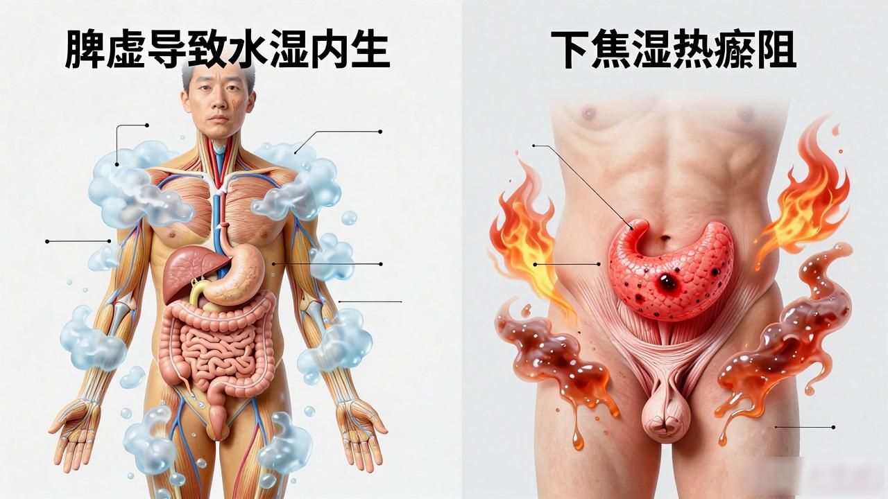 前列腺炎根源:三焦气化失常,湿热瘀阻!中医这样治