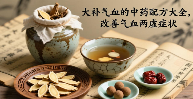 大补气血的中药配方大全，改善气血两虚症状