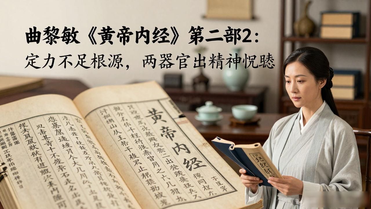 曲黎敏黄帝内经第二部2:定力不足根源,两器官出问题致精神恍惚