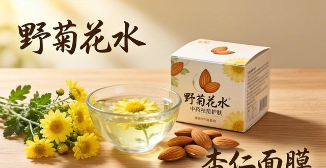 祛痘用啥中药？试试野菊花和杏仁面膜