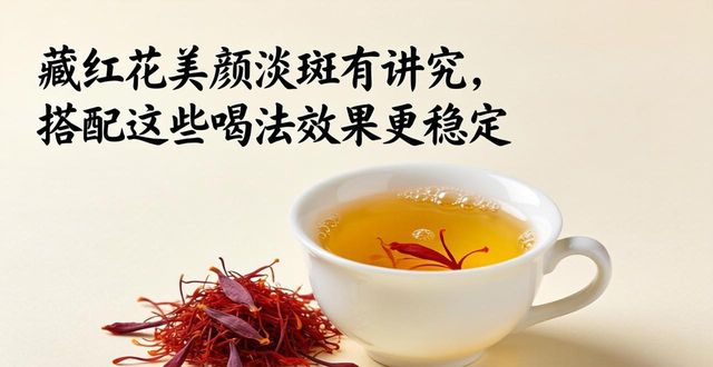 藏红花美颜淡斑有讲究,搭配这些喝法效果更稳定