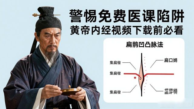 警惕免费中医课陷阱:黄帝内经视频下载前必看