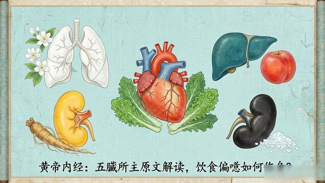 黄帝内经：五臟所主原文解读，饮食偏嗜如何伤身？