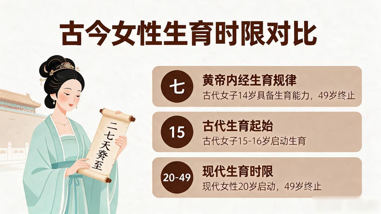 想摸透女性生育时限?看看黄帝内经胎育智慧是怎么说的