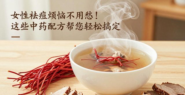 女性祛痘烦恼不用愁!这些中药配方帮您轻松搞定