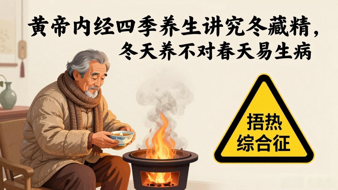 黄帝内经四季养生讲究冬藏精,冬天养不对春天易生病