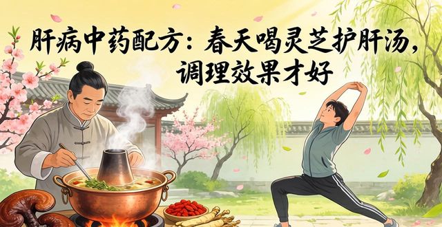 肝病中药配方：春天喝灵芝护肝汤，调理效果才好
