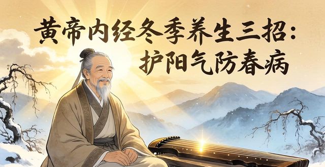 黄帝内经冬季养生三招：护阳气防春病