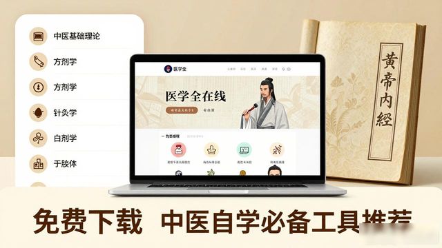 免费下载黄帝内经白话文PDF,中医自学必备工具推荐