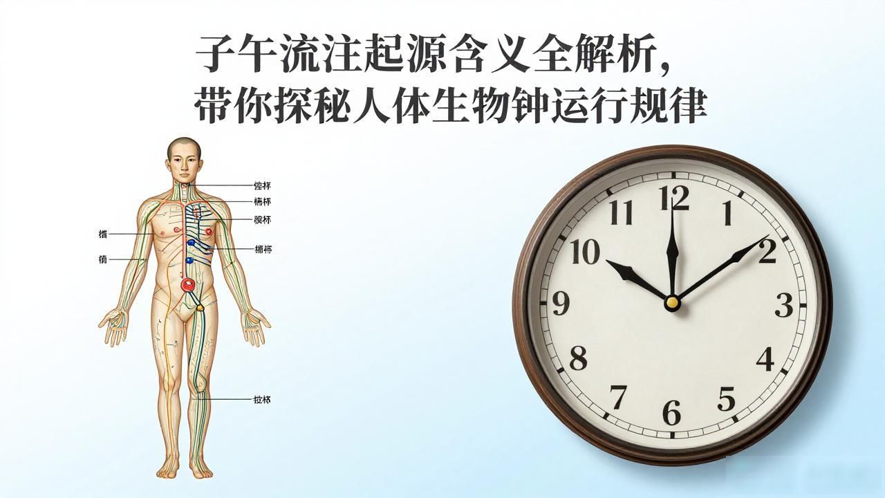 子午流注起源含义全解析,带你探秘人体生物钟运行规律