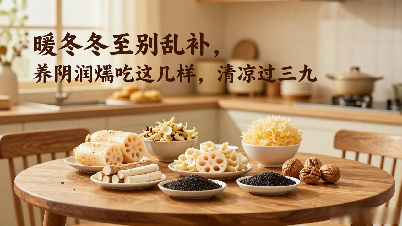 暖冬冬至别乱补,养阴润燥吃这几样,清凉过三九