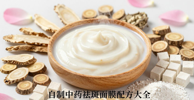 自制中药祛斑面膜配方大全，淡斑滋养、除皱等多种配方分享