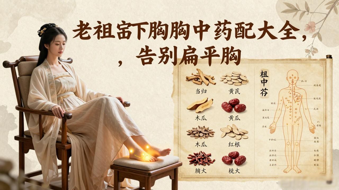 老祖宗留下的丰胸中药配方大全，告别扁平胸