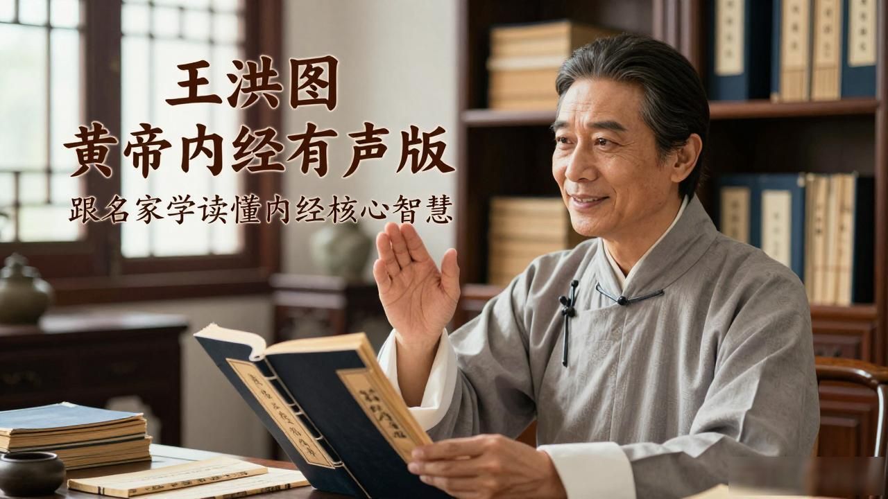 王洪图黄帝内经有声版 跟名家学读懂内经核心智慧