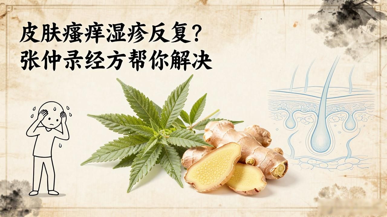 皮肤瘙痒湿疹反复？张仲景经方帮你解决